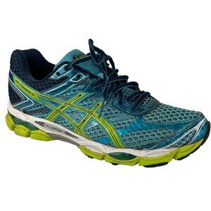 ASICS Gel-Cumulus 16 Aqua Blue & Green Running Sneakers Women's Size US 7.5 T489